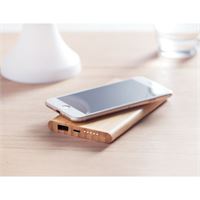 POWERBANK IN BAMBOO 6000 mAh